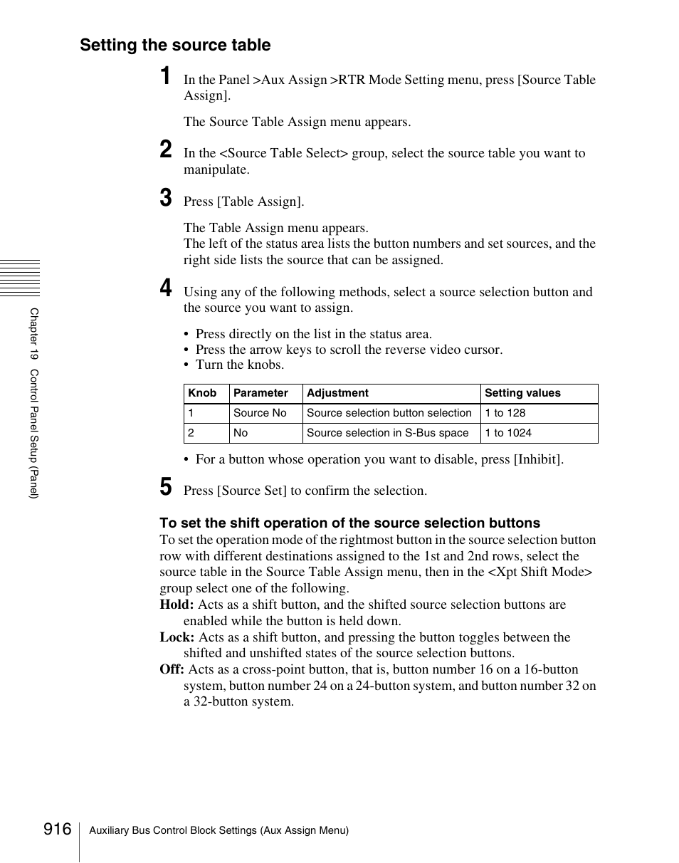 Setting the source table | Sony Multi Interface Shoe Adapter User Manual | Page 916 / 1094