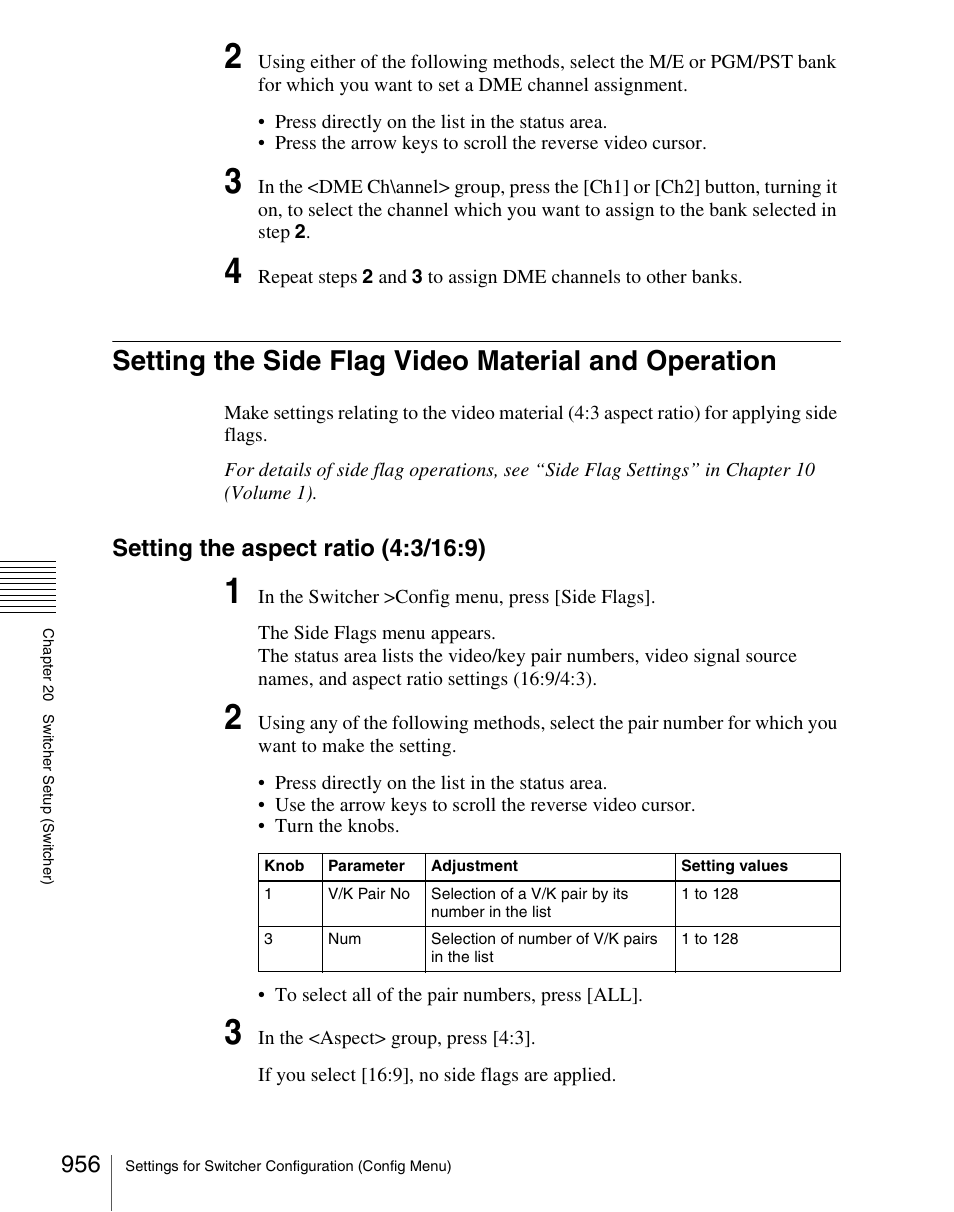 Setting the side flag video material and operation | Sony Multi Interface Shoe Adapter User Manual | Page 956 / 1094