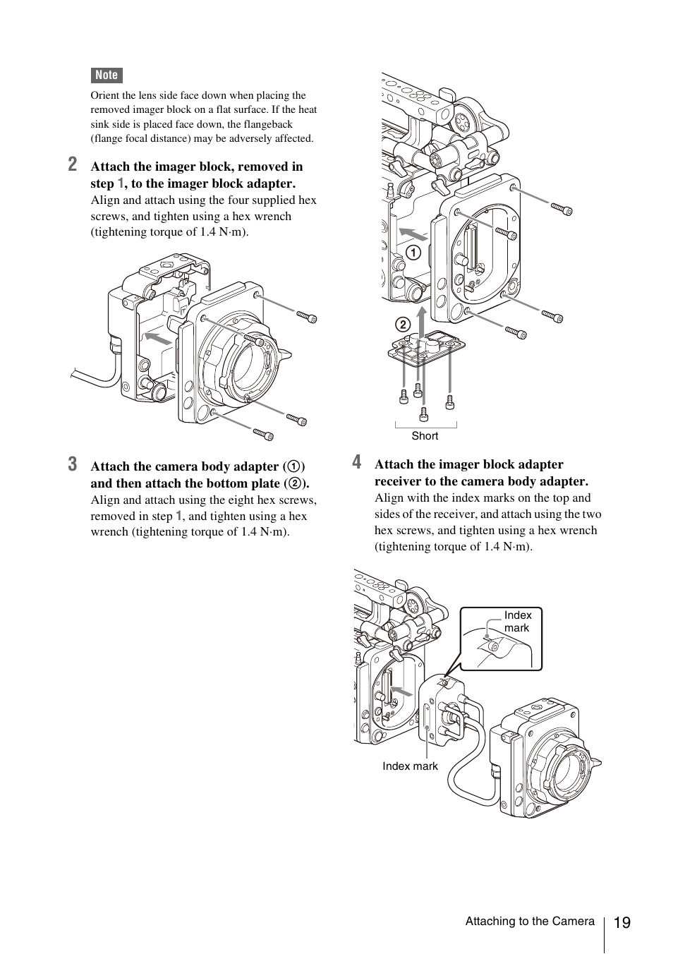 Sony FA-WRC1M Wireless Radio Commander User Manual | Page 19 / 81