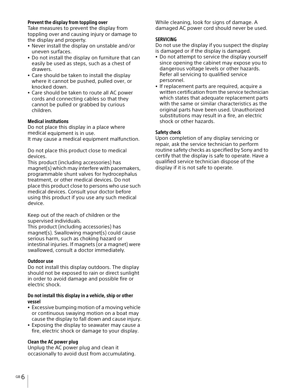 Sony IER-M7 In-Ear Monitor Headphones User Manual | Page 6 / 24