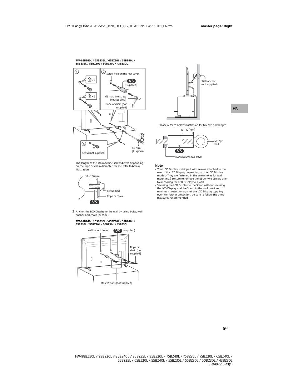 Gb en | Sony WF-1000XM5 Noise-Canceling True Wireless In-Ear Headphones (Silver) User Manual | Page 5 / 68