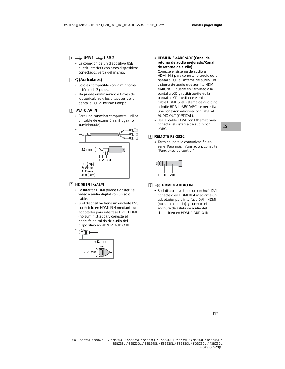 Sony WF-1000XM5 Noise-Canceling True Wireless In-Ear Headphones (Silver) User Manual | Page 53 / 68