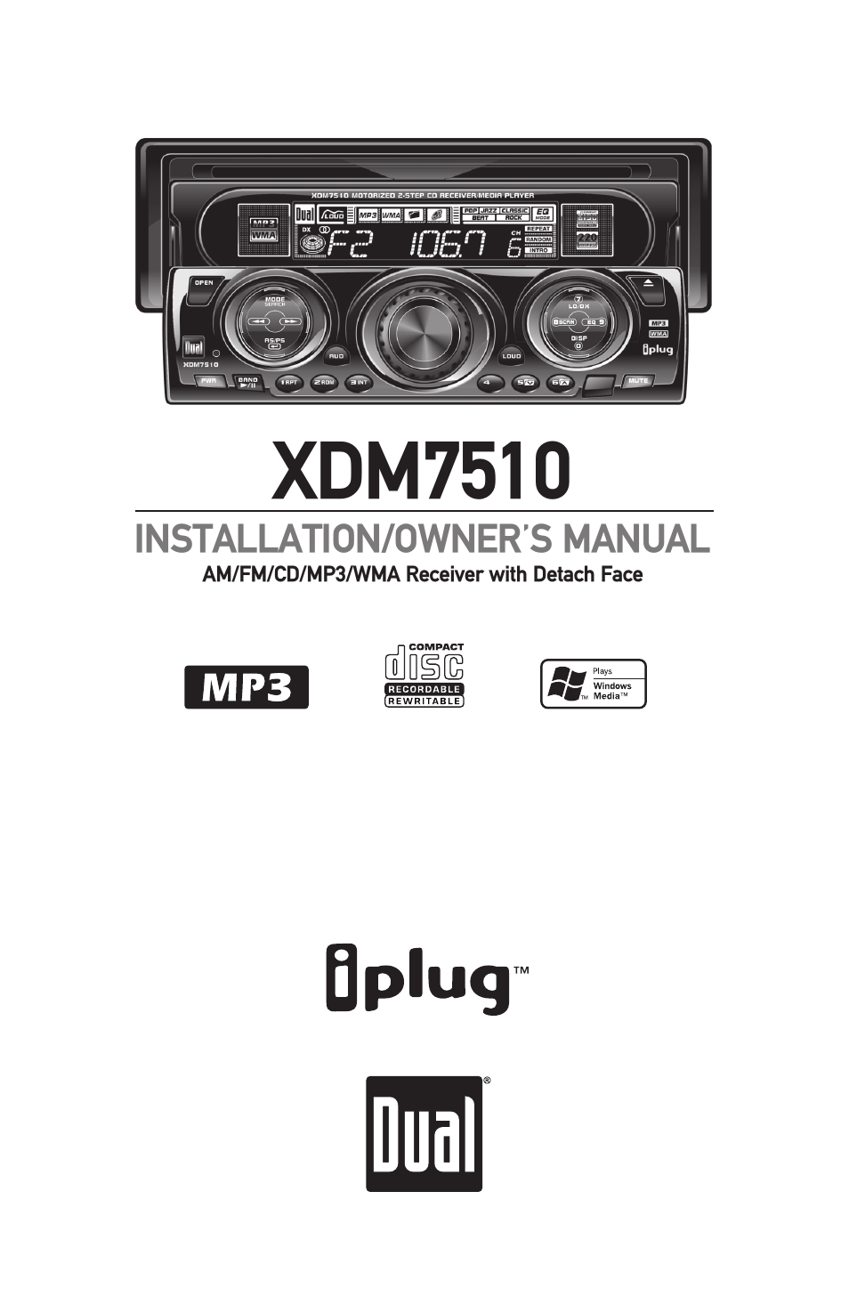 Dual XDM7510 User Manual | 20 pages