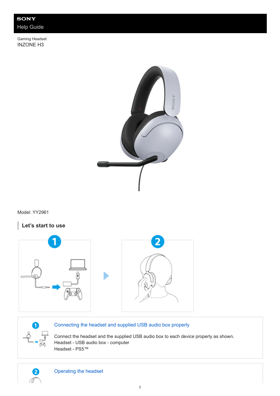 Sony MDR-1AM2 Circumaural Headphones User Manual | 25 pages