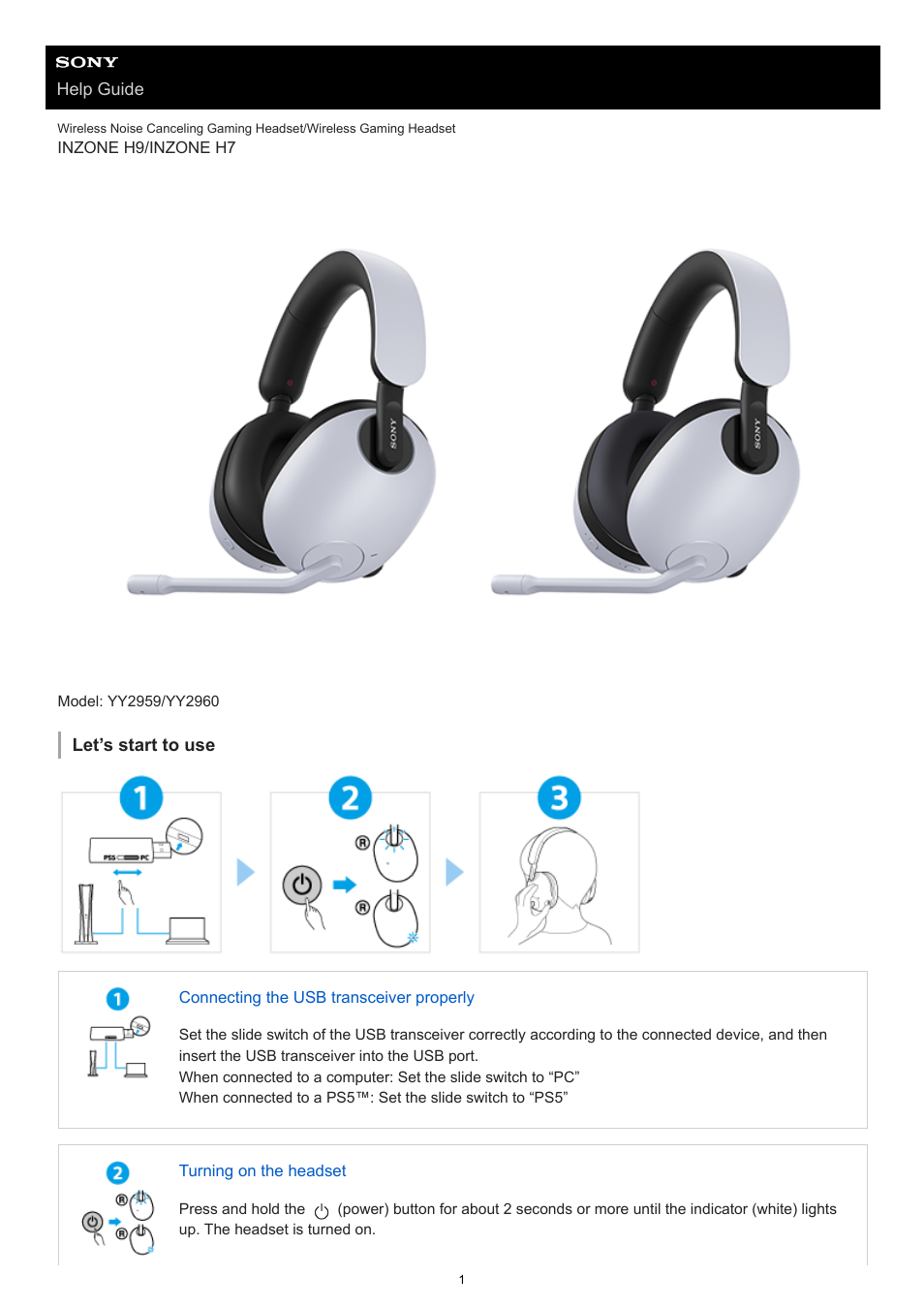 Sony MDR-MV1 Open-Back Reference Monitor Headphones User Manual | 123 pages