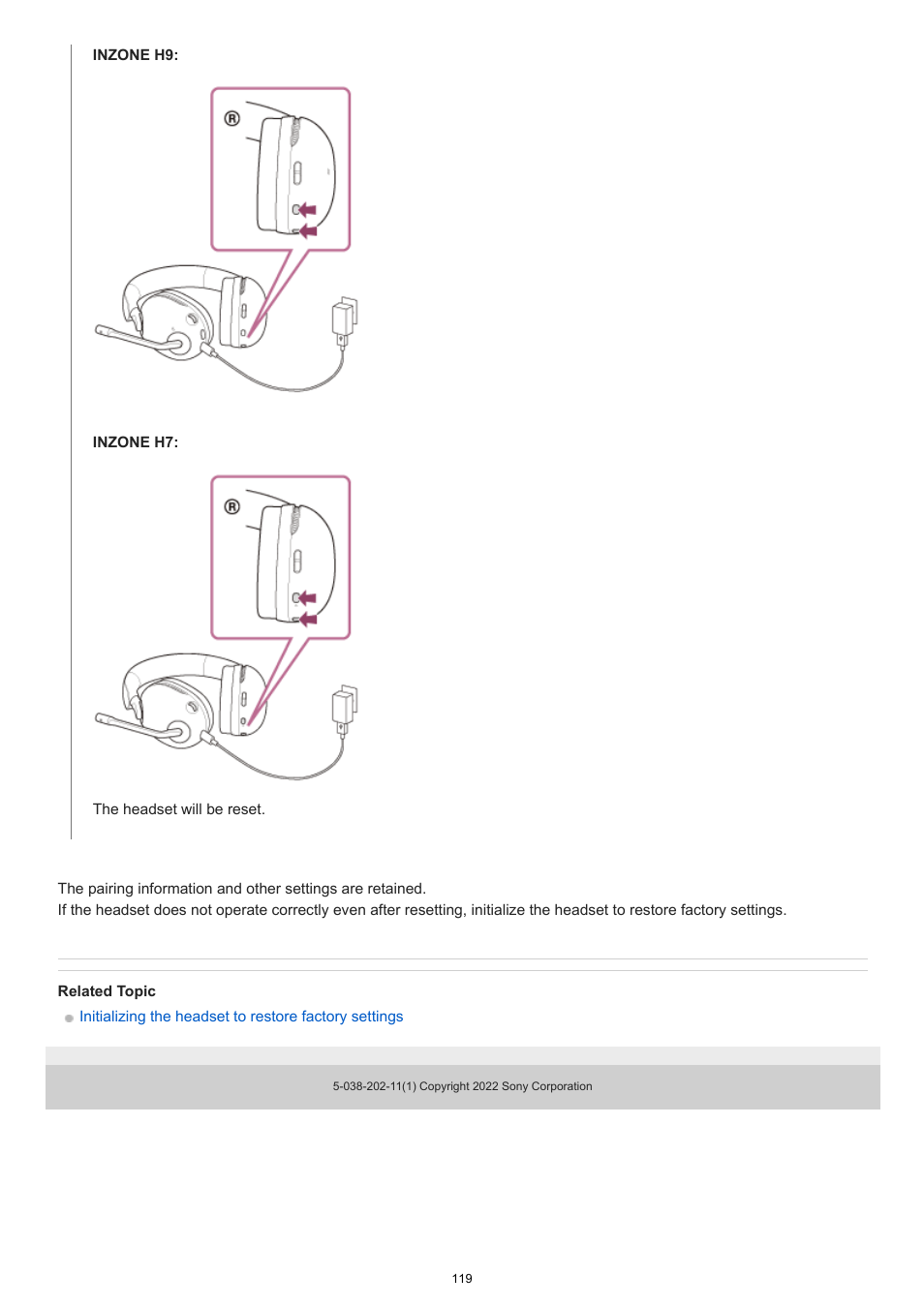 Sony MDR-MV1 Open-Back Reference Monitor Headphones User Manual | Page 119 / 123
