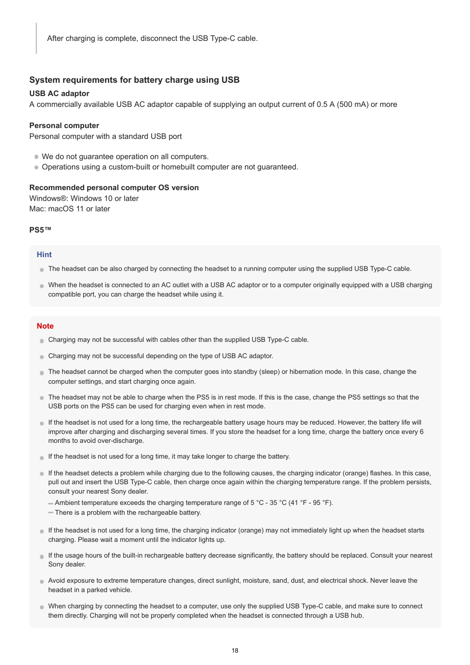 Sony MDR-MV1 Open-Back Reference Monitor Headphones User Manual | Page 18 / 123