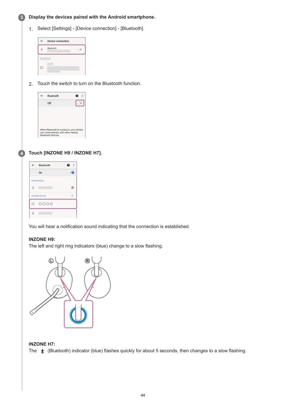 Sony MDR-MV1 Open-Back Reference Monitor Headphones User Manual | Page 44 / 123