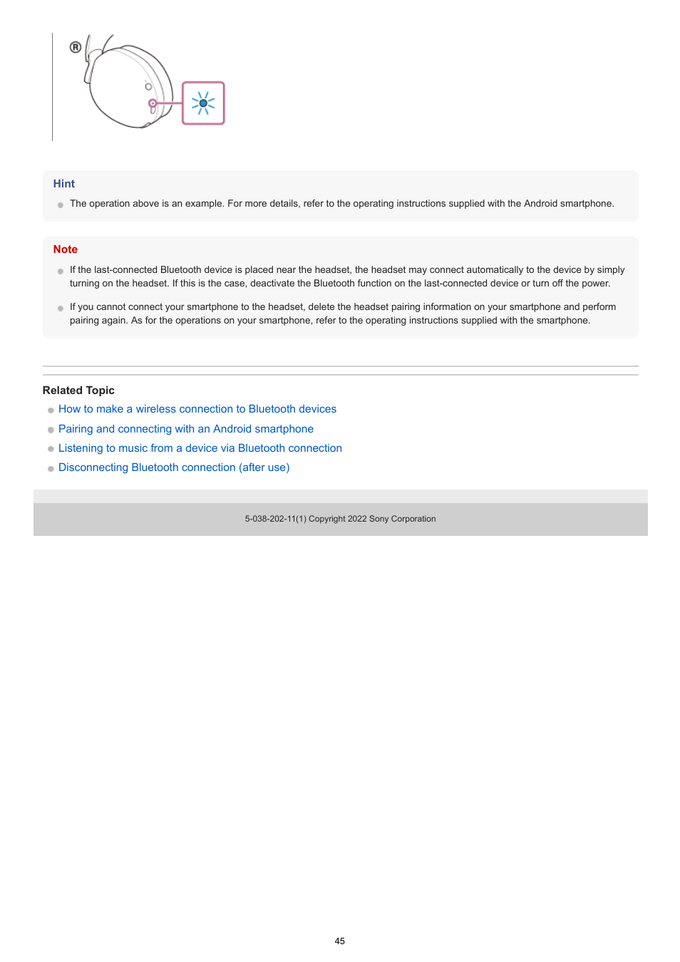 Sony MDR-MV1 Open-Back Reference Monitor Headphones User Manual | Page 45 / 123