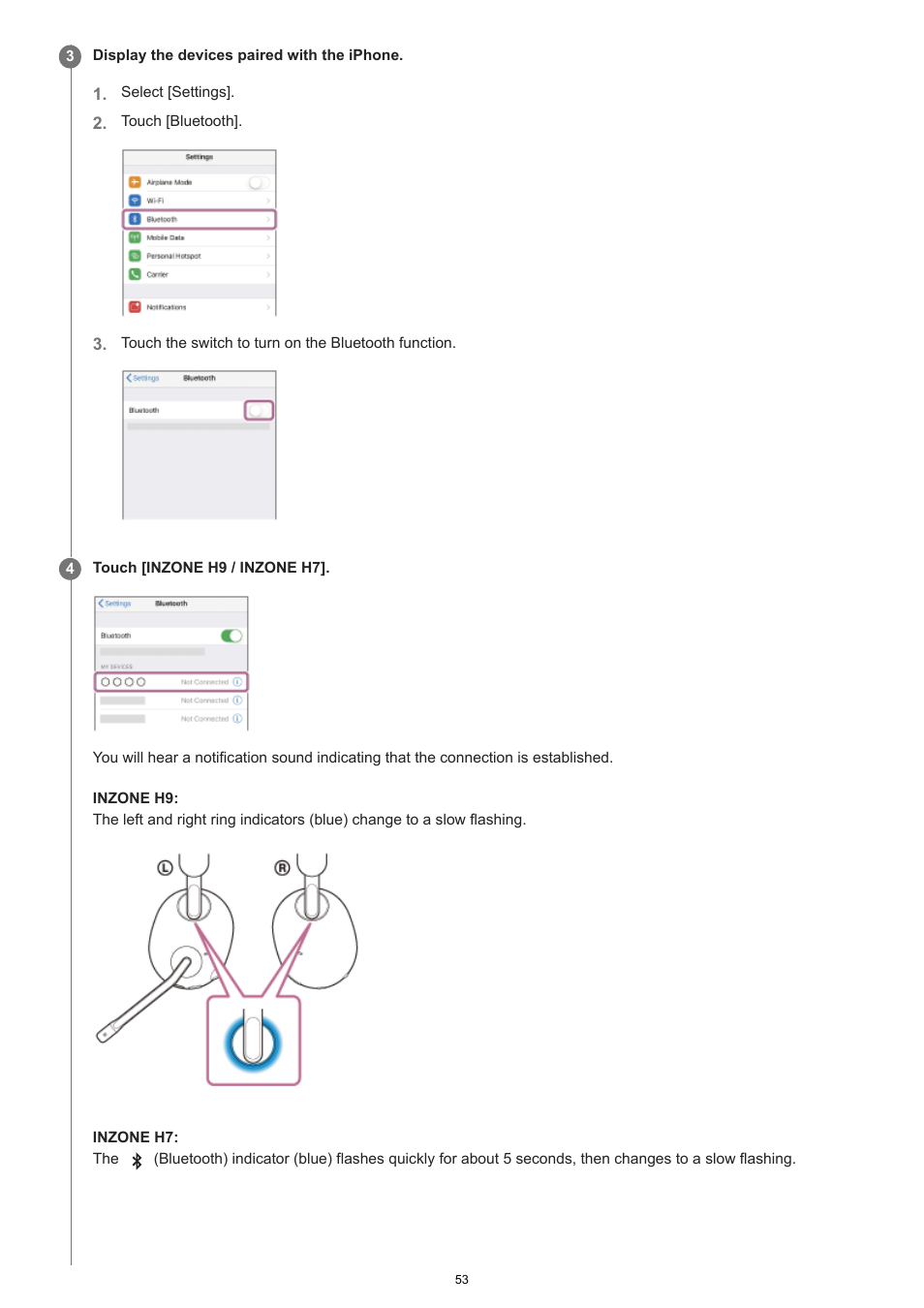Sony MDR-MV1 Open-Back Reference Monitor Headphones User Manual | Page 53 / 123