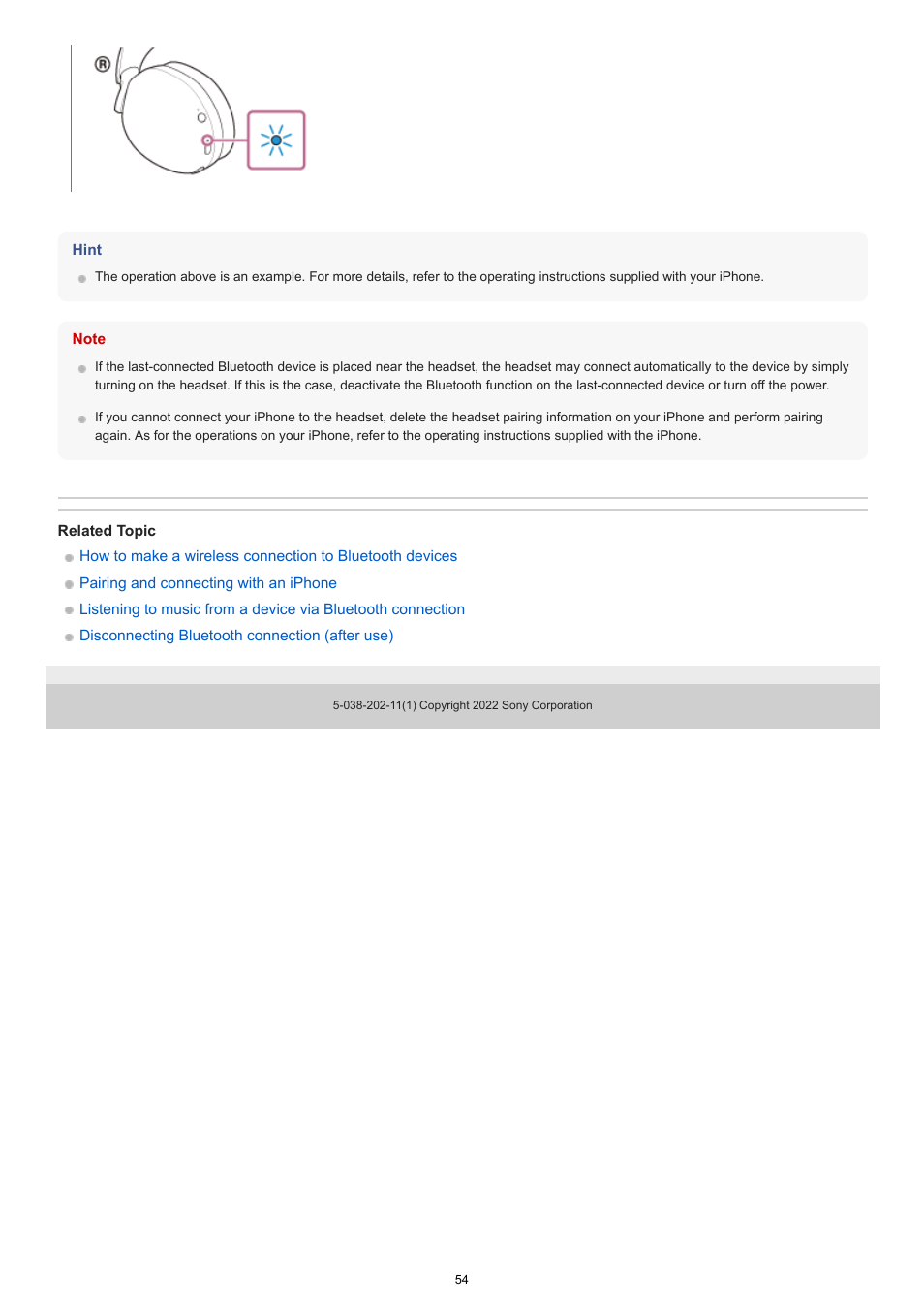 Sony MDR-MV1 Open-Back Reference Monitor Headphones User Manual | Page 54 / 123