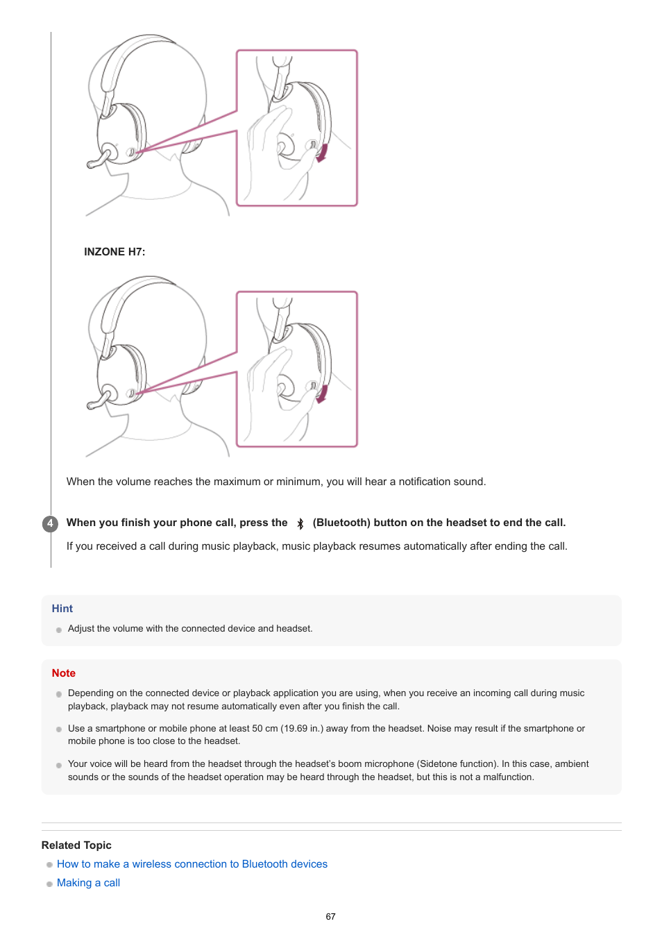 Sony MDR-MV1 Open-Back Reference Monitor Headphones User Manual | Page 67 / 123