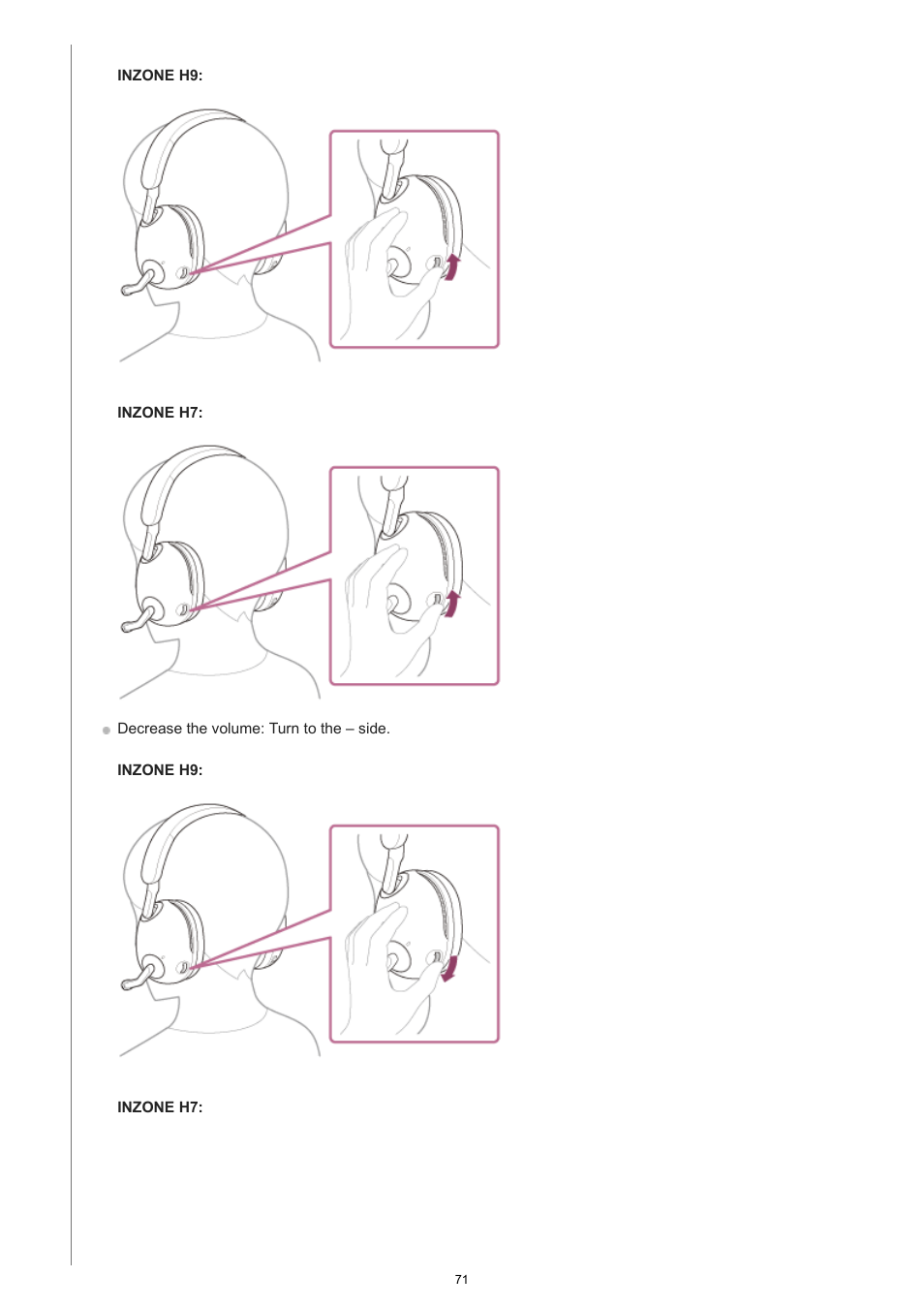 Sony MDR-MV1 Open-Back Reference Monitor Headphones User Manual | Page 71 / 123