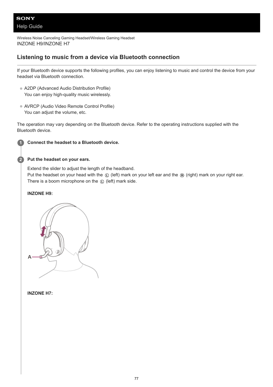 Sony MDR-MV1 Open-Back Reference Monitor Headphones User Manual | Page 77 / 123