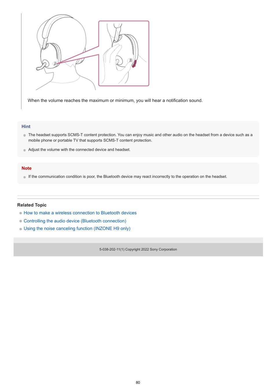 Sony MDR-MV1 Open-Back Reference Monitor Headphones User Manual | Page 80 / 123