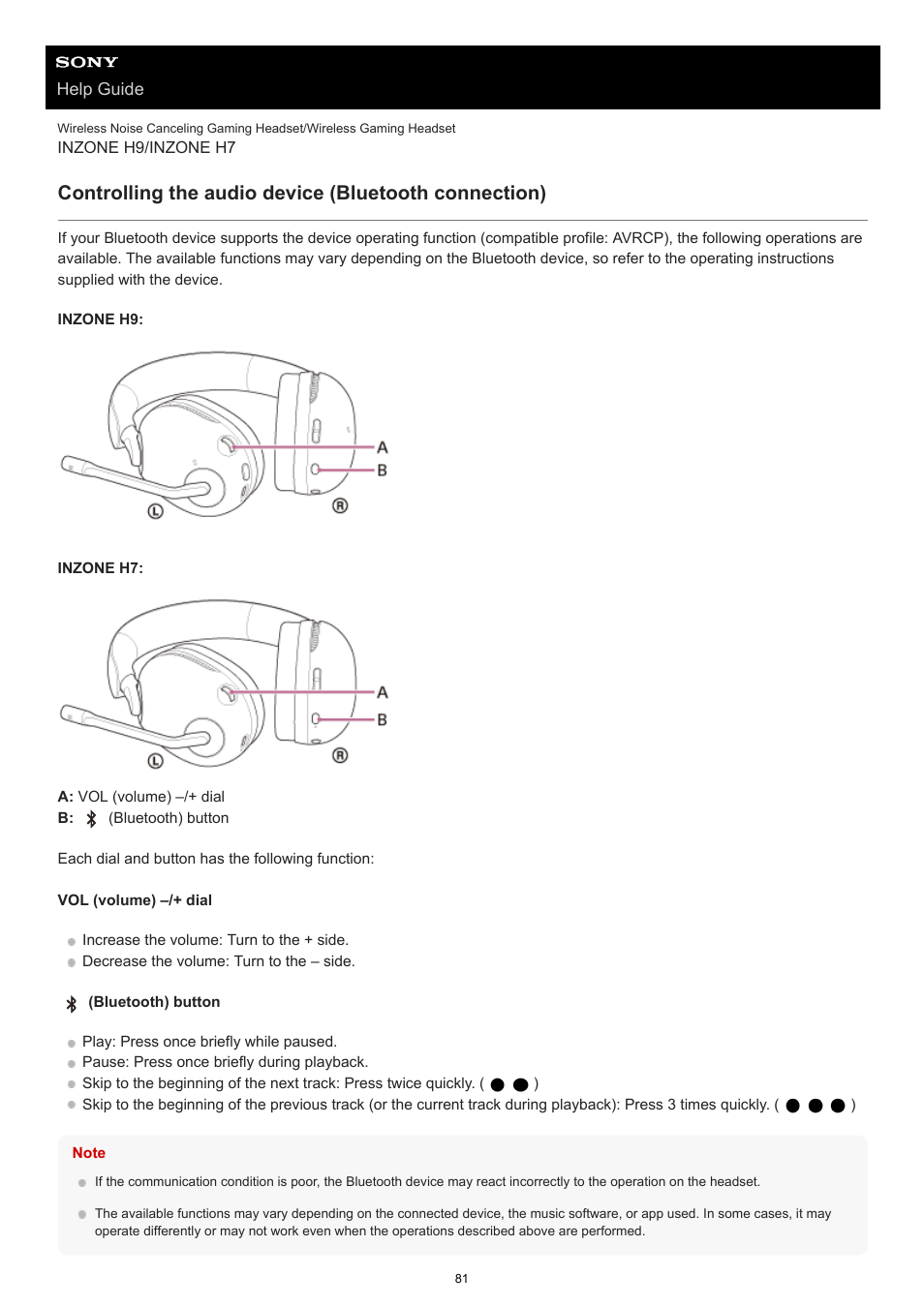 Sony MDR-MV1 Open-Back Reference Monitor Headphones User Manual | Page 81 / 123