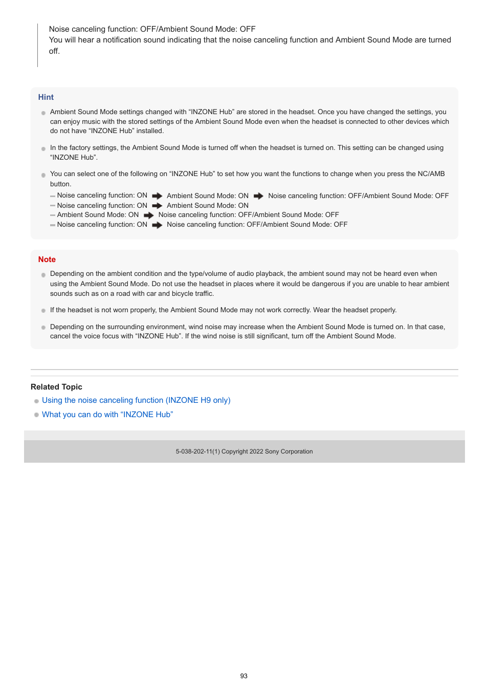 Sony MDR-MV1 Open-Back Reference Monitor Headphones User Manual | Page 93 / 123