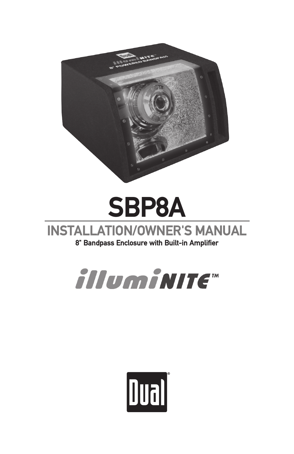 Dual ILLUMINITE SBP8A User Manual | 12 pages