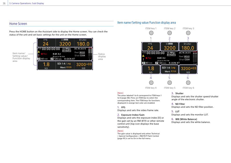 Home screen | Sony LHP-1 Lens Hood User Manual | Page 36 / 153