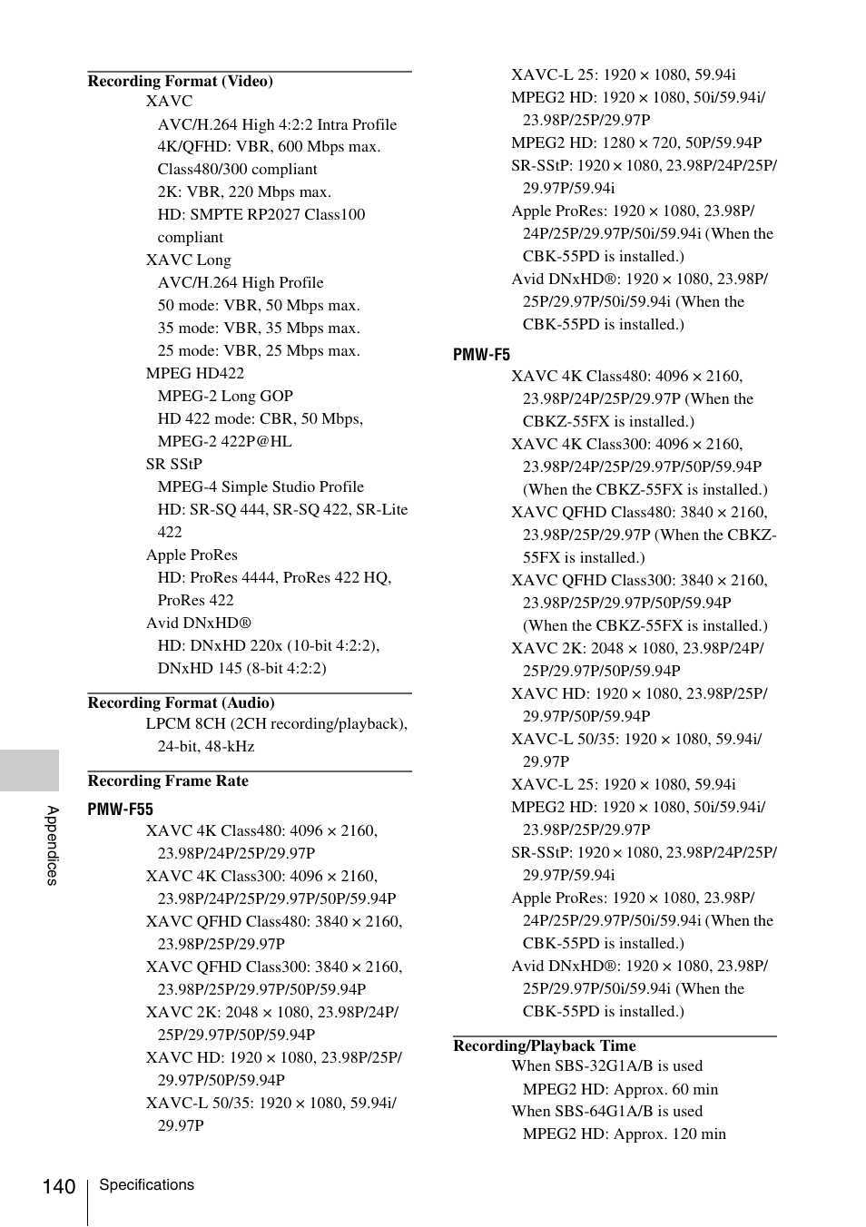 Sony LA-EA5 A-Mount to E-Mount Adapter User Manual | Page 140 / 150