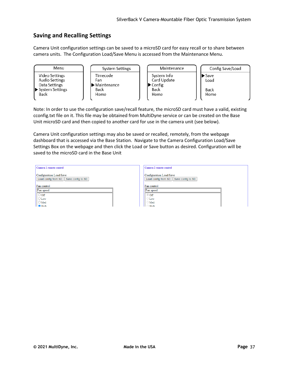 Saving and recalling settings | Sony FE 2x Teleconverter User Manual | Page 37 / 64