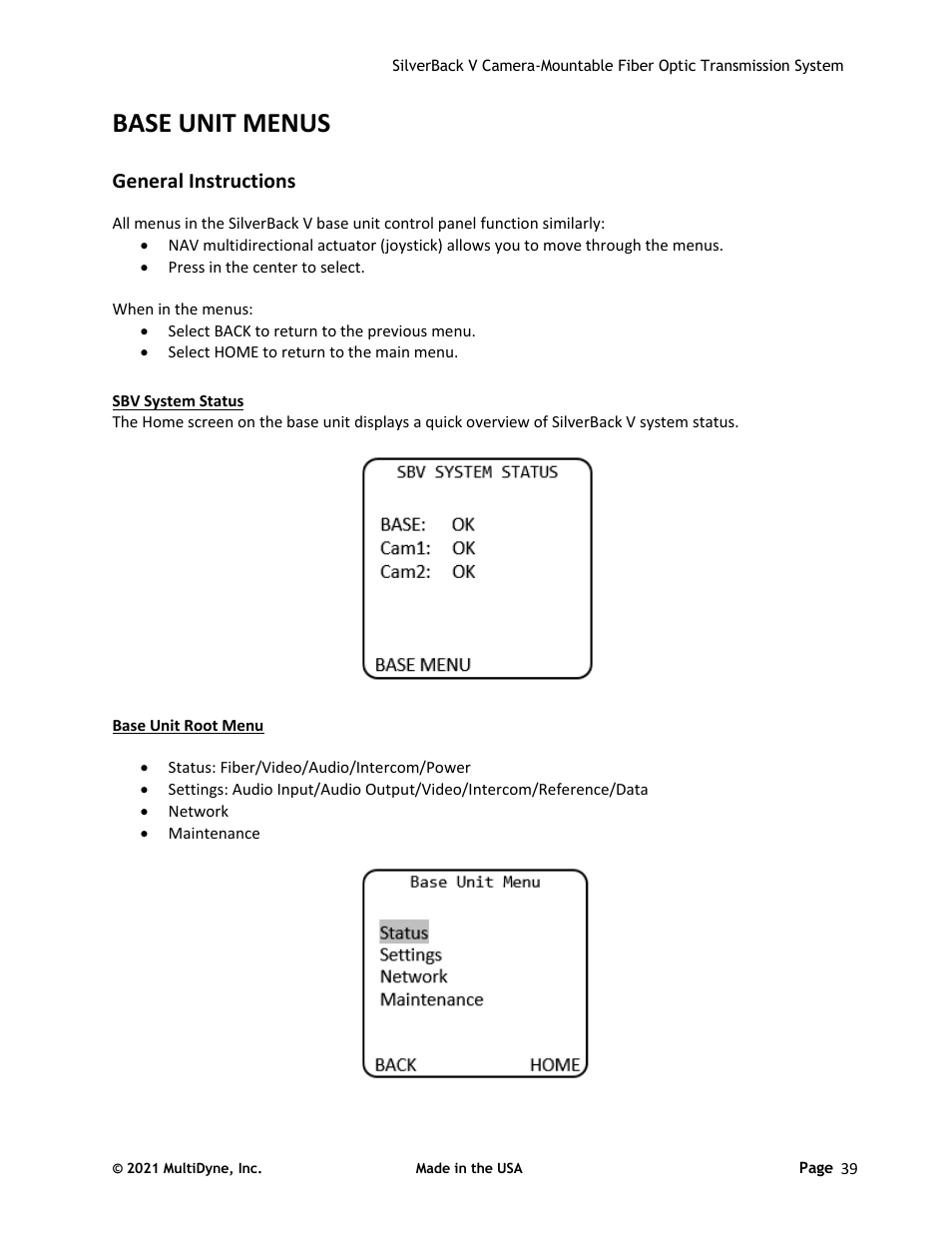 Base unit menus, General instructions | Sony FE 2x Teleconverter User Manual | Page 39 / 64