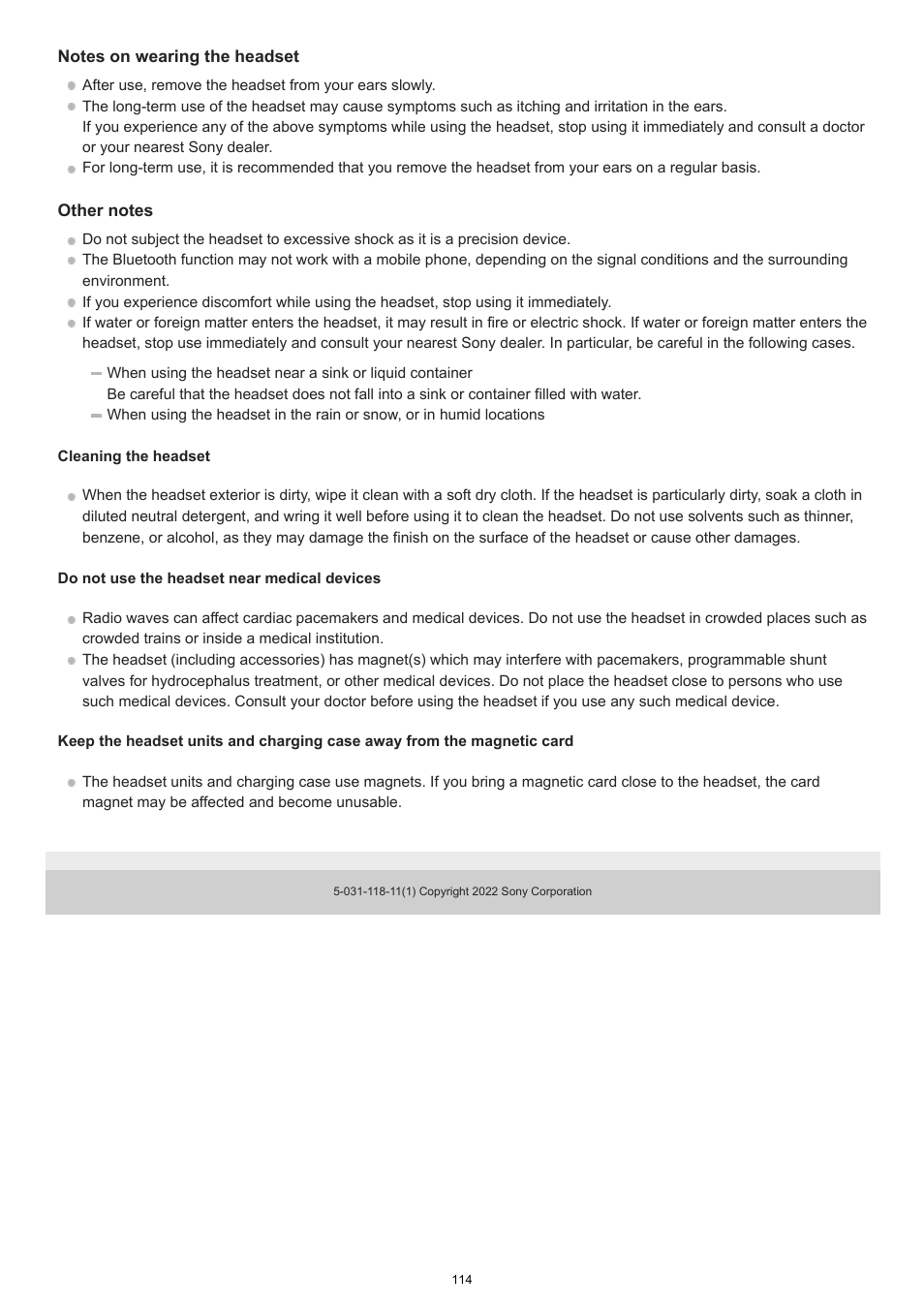 Sony FE 100-400mm f/4.5-5.6 GM OSS Lens User Manual | Page 114 / 147