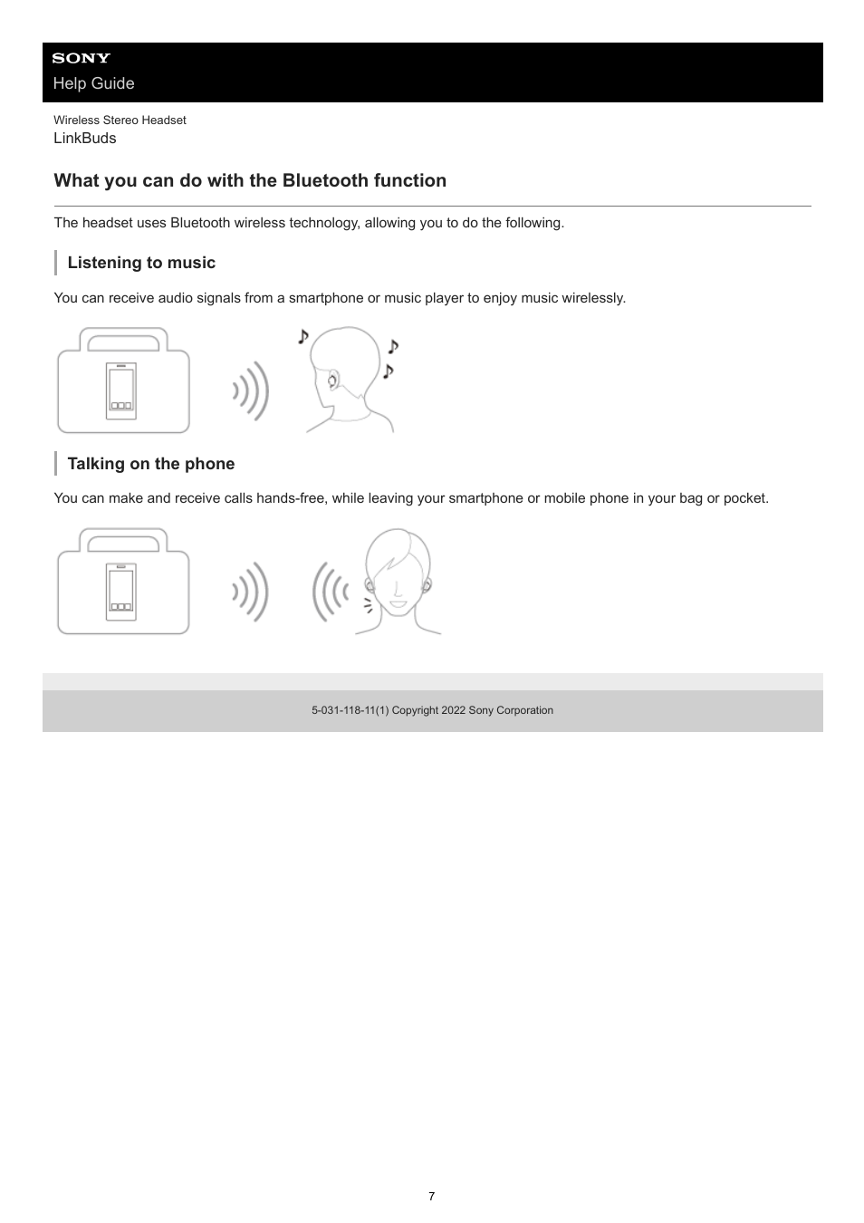 What you can do with the bluetooth function | Sony FE 100-400mm f/4.5-5.6 GM OSS Lens User Manual | Page 7 / 147