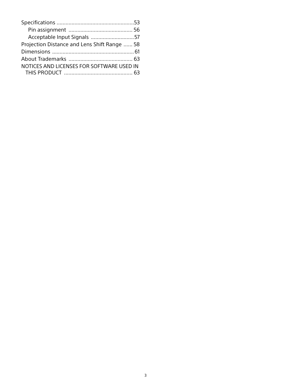 Sony E 15mm f/1.4 G Lens User Manual | Page 3 / 64