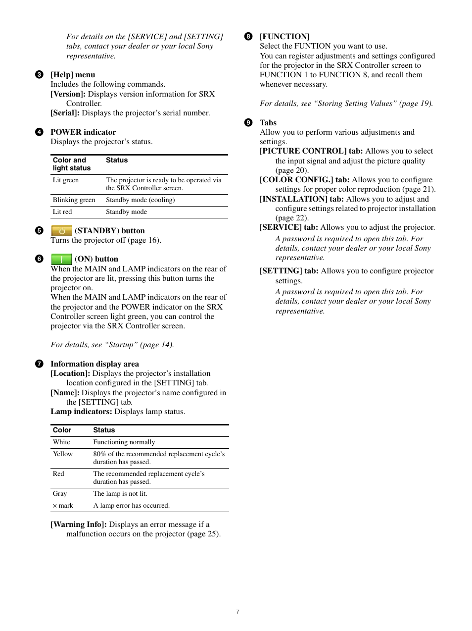 Sony FE 70-200mm f/4 G OSS Lens User Manual | Page 7 / 31