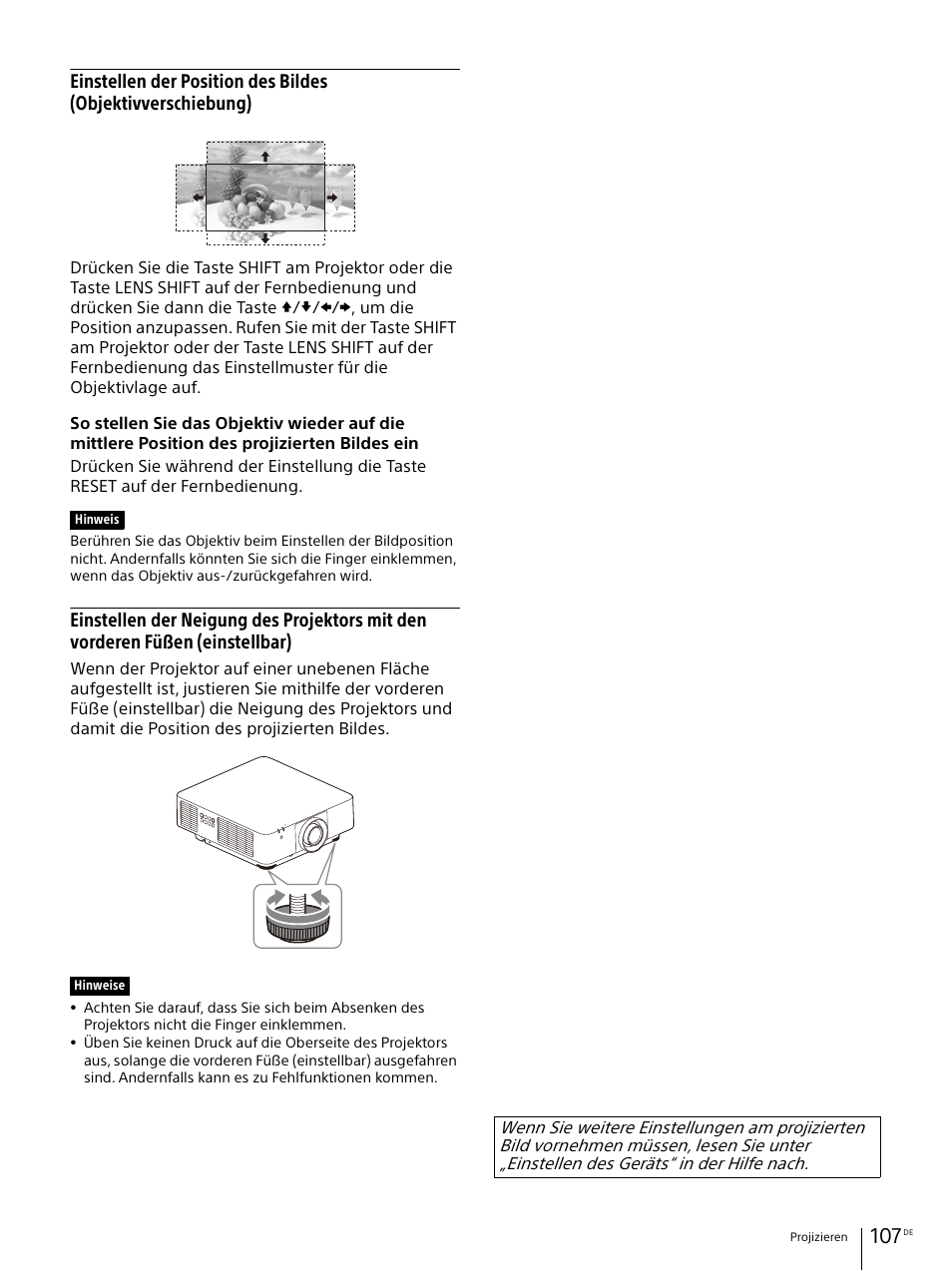 Sony E 30mm f/3.5 Macro Lens User Manual | Page 107 / 135