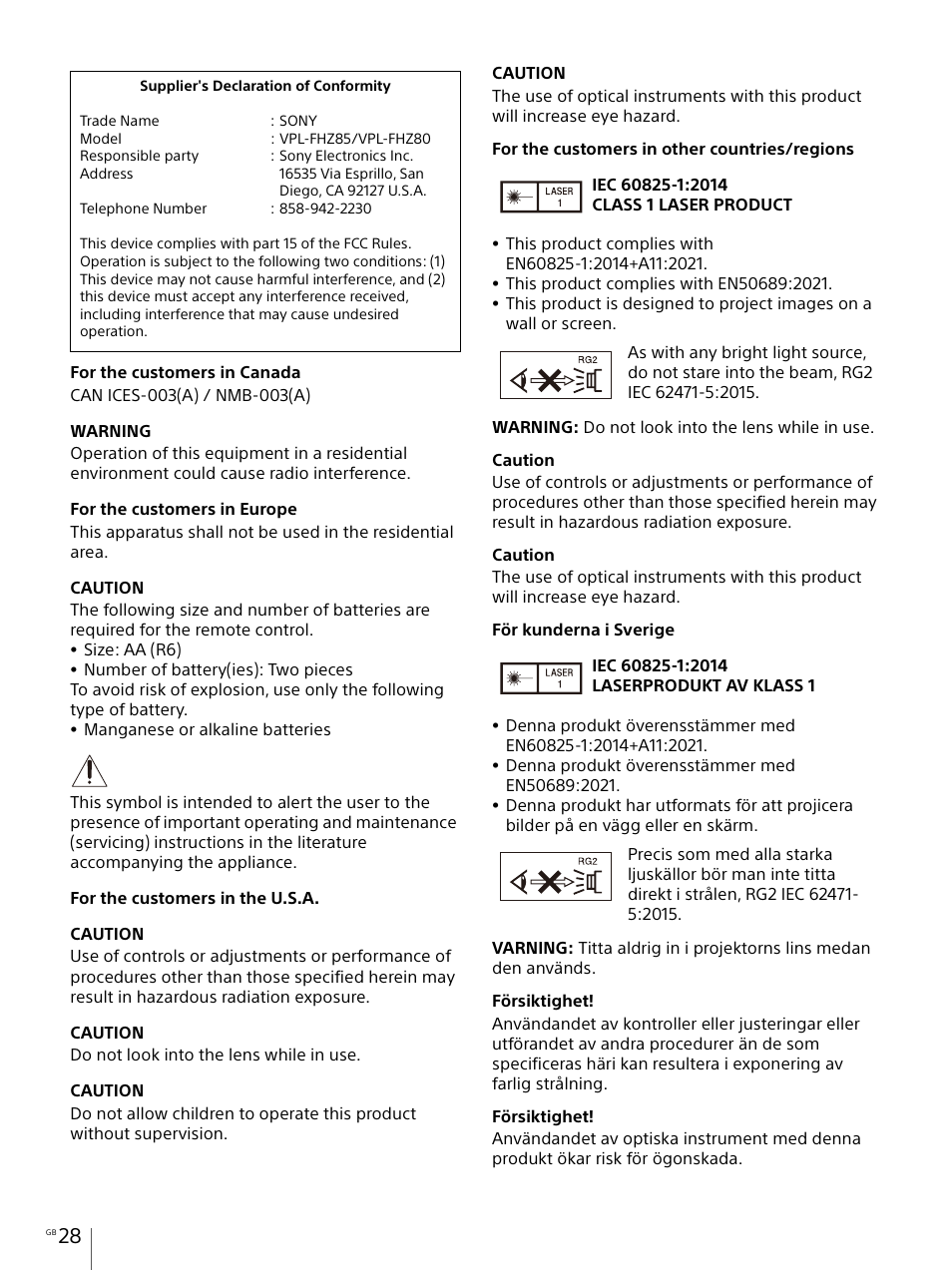 Sony E 30mm f/3.5 Macro Lens User Manual | Page 28 / 135