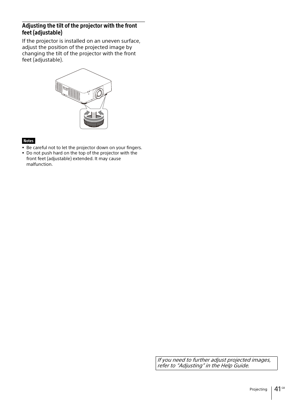 Sony E 30mm f/3.5 Macro Lens User Manual | Page 41 / 135