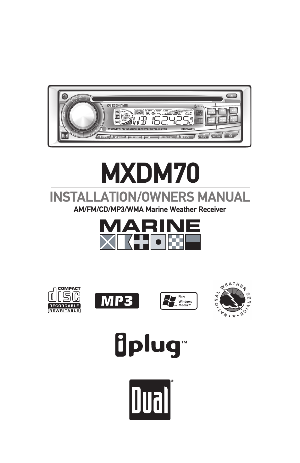 Dual MXDM70 User Manual | 20 pages