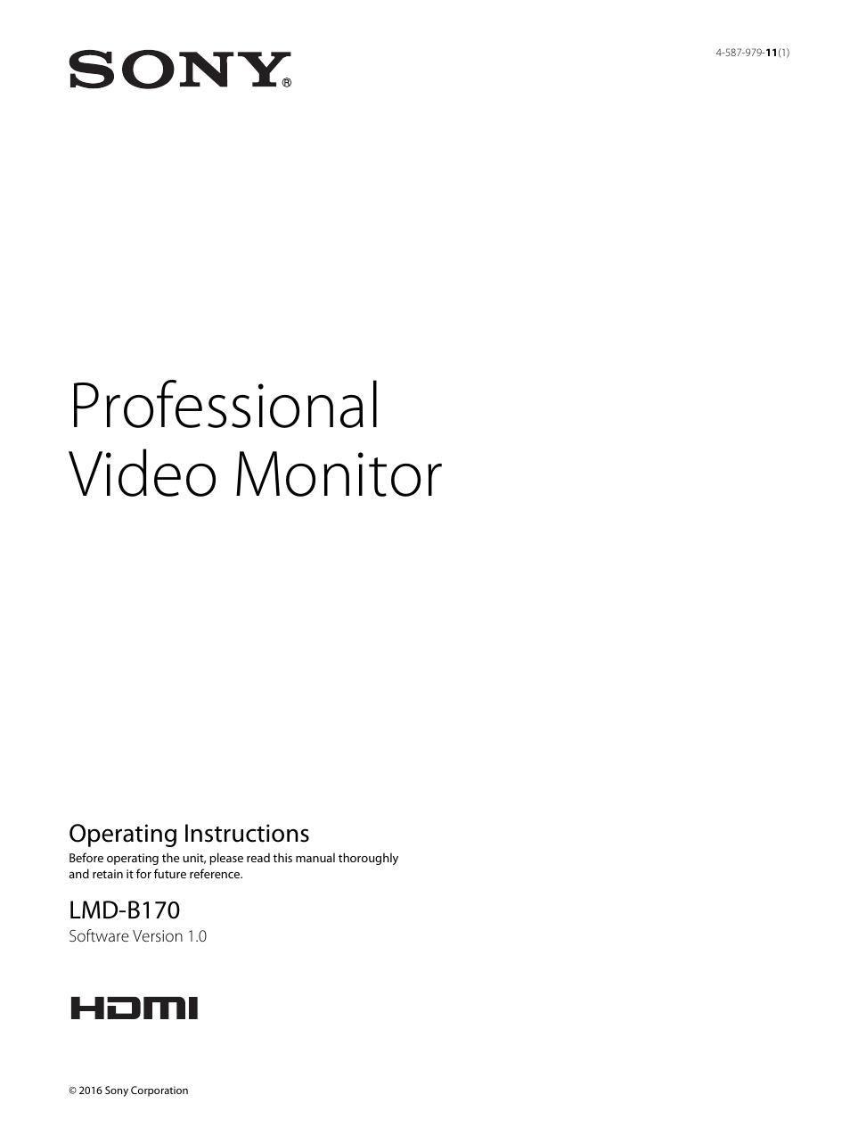Sony E 50mm f/1.8 OSS Lens (Black) User Manual | 29 pages