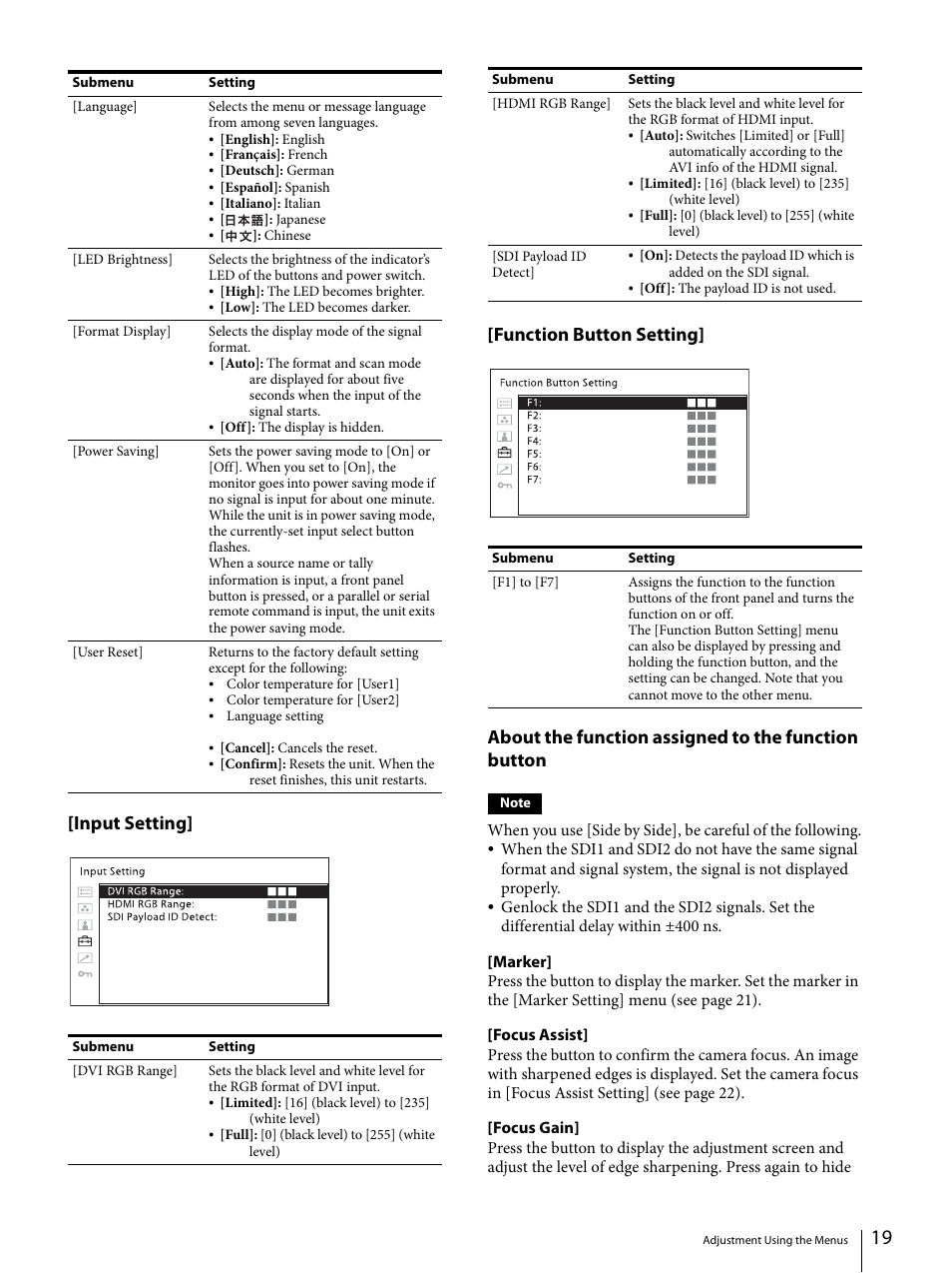 Sony E 50mm f/1.8 OSS Lens (Black) User Manual | Page 19 / 29