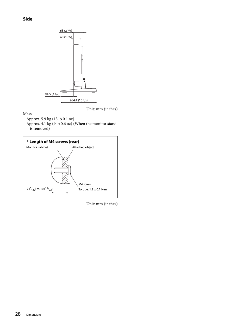 Side | Sony E 50mm f/1.8 OSS Lens (Black) User Manual | Page 28 / 29