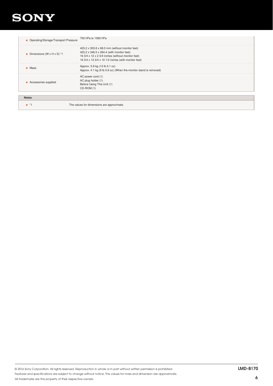 Sony E 35mm f/1.8 OSS Lens User Manual | Page 6 / 6
