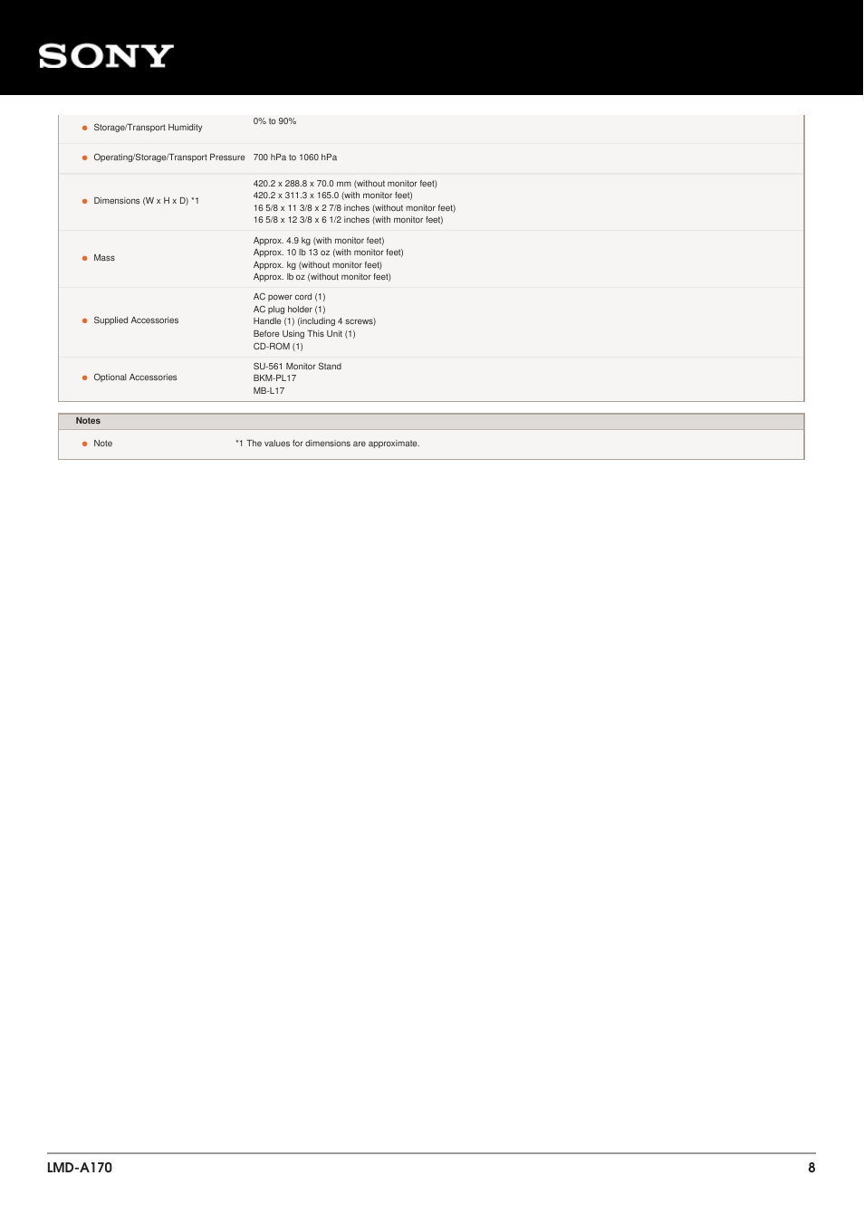 Sony FE 600mm f/4 GM OSS Lens User Manual | Page 8 / 9