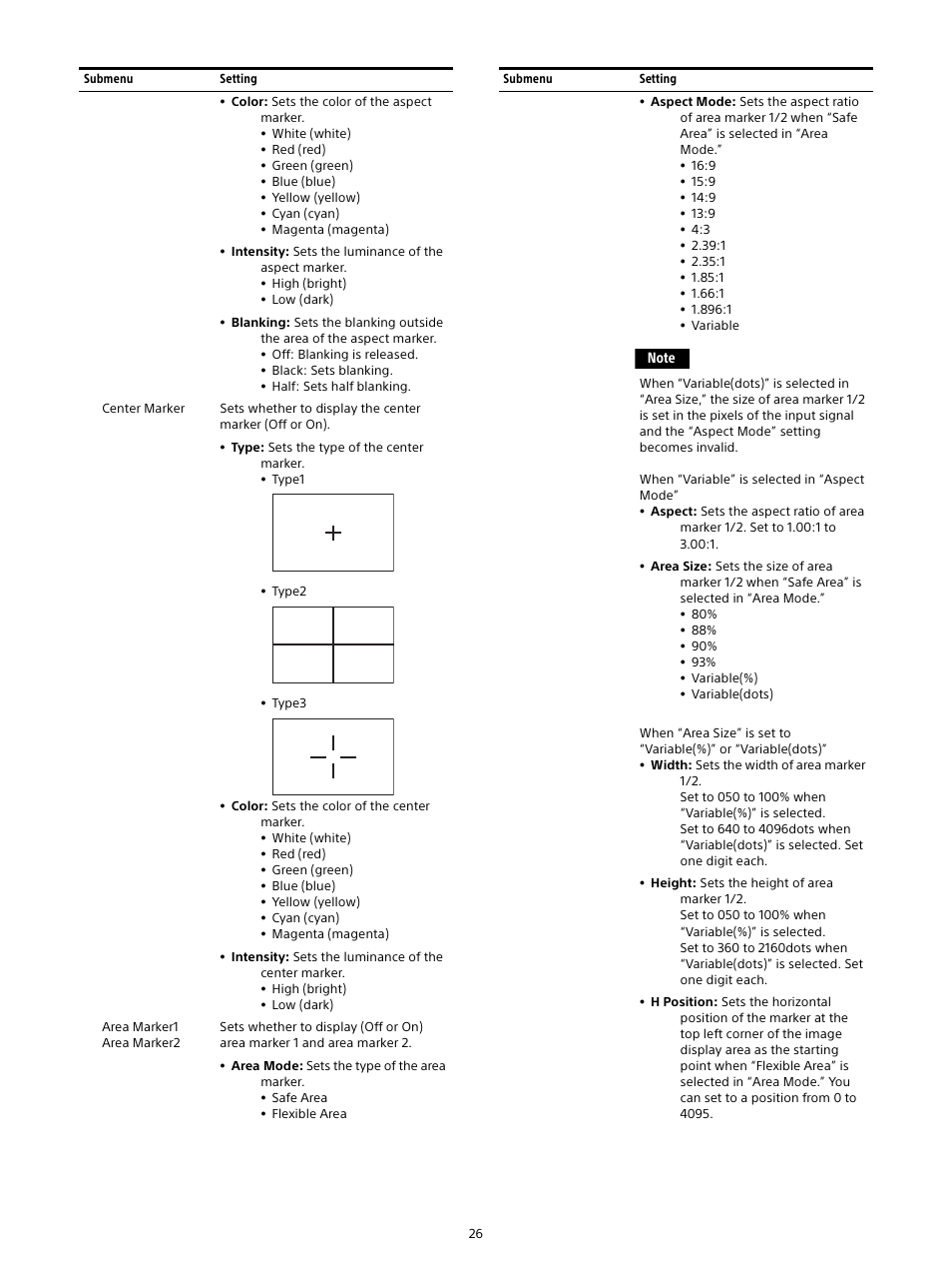 Sony Planar T* FE 50mm f/1.4 ZA Lens User Manual | Page 26 / 55