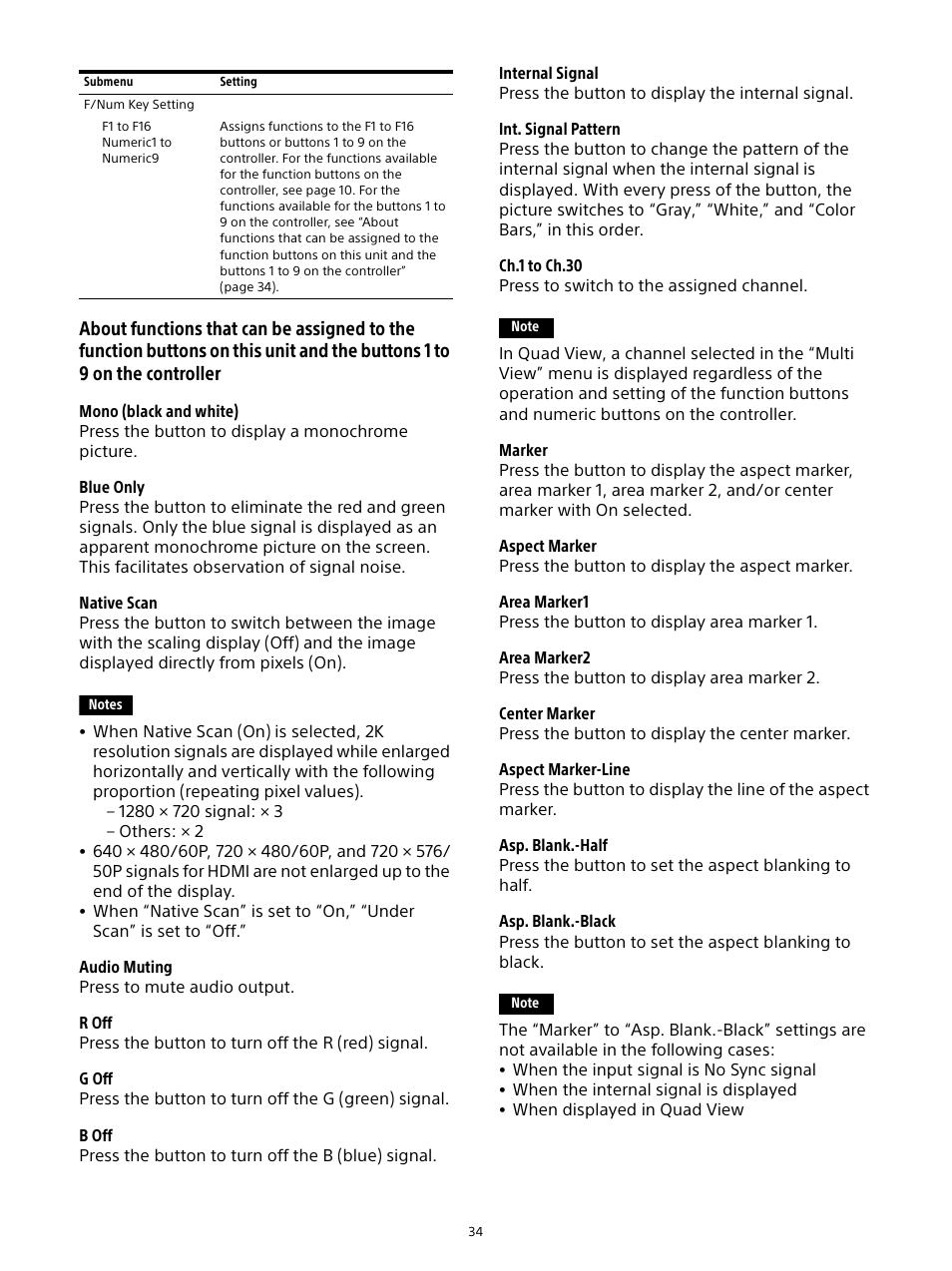 Sony Planar T* FE 50mm f/1.4 ZA Lens User Manual | Page 34 / 55