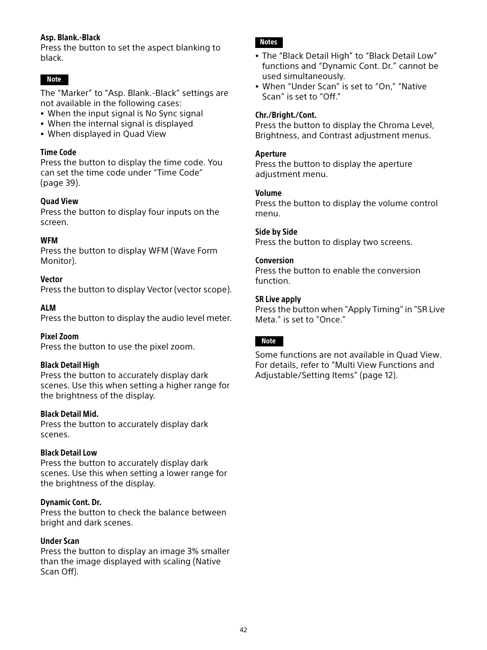 Sony E 16mm f/2.8 Lens User Manual | Page 42 / 86