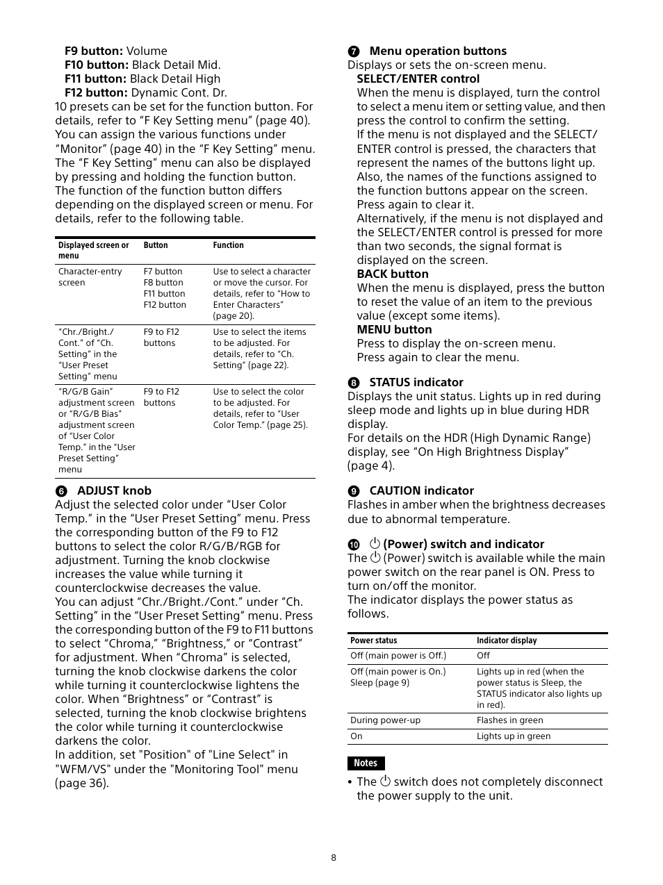 Sony E 16mm f/2.8 Lens User Manual | Page 8 / 86