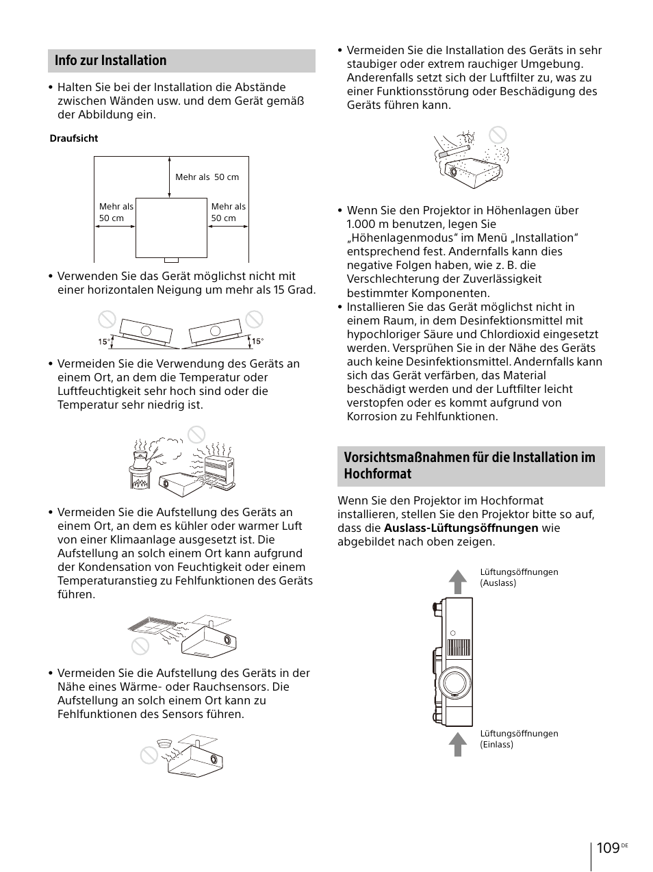 Info zur installation | Sony Vario-Tessar T* E 16-70mm f/4 ZA OSS Lens User Manual | Page 109 / 155