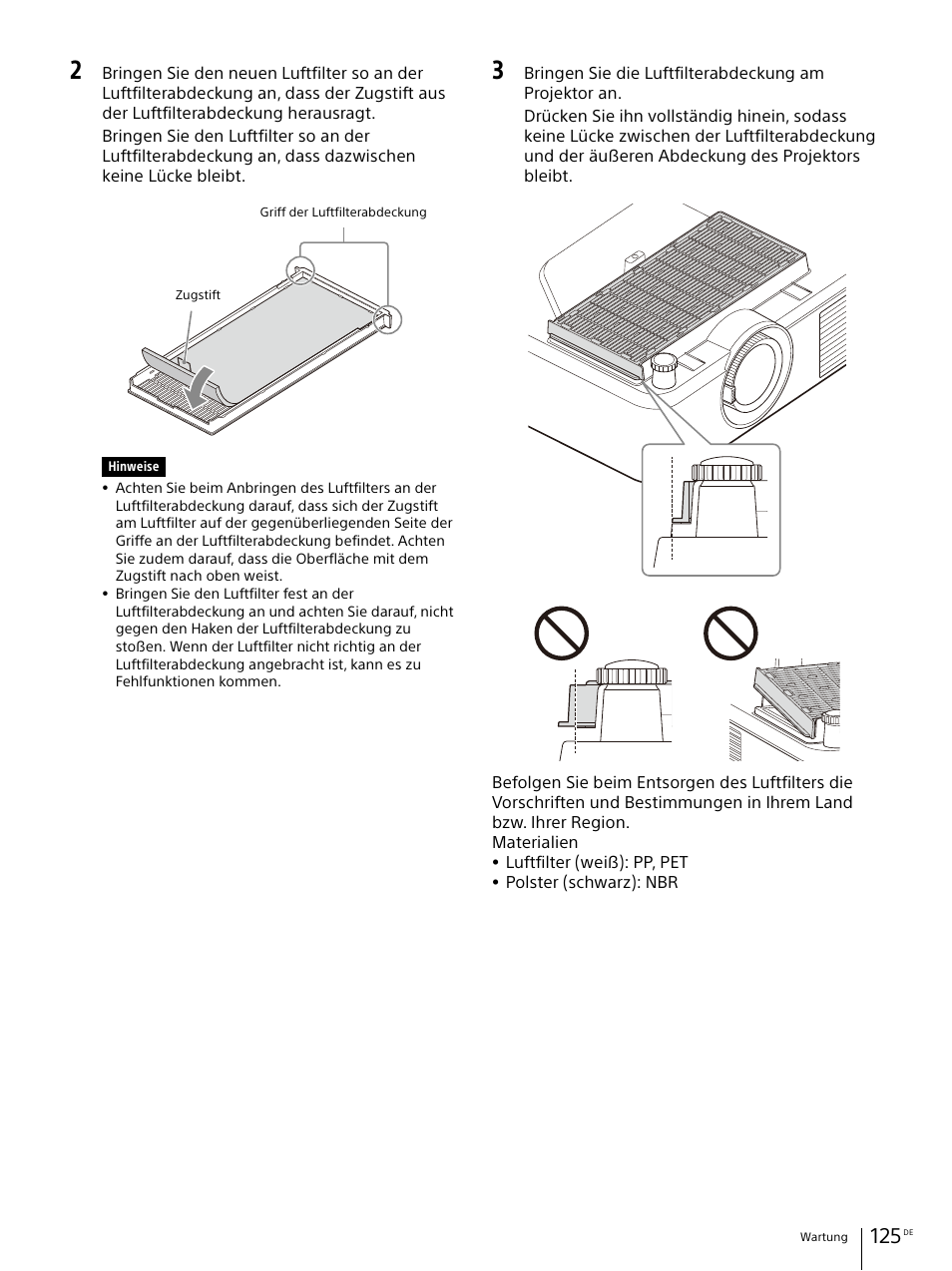 Sony Vario-Tessar T* E 16-70mm f/4 ZA OSS Lens User Manual | Page 125 / 155