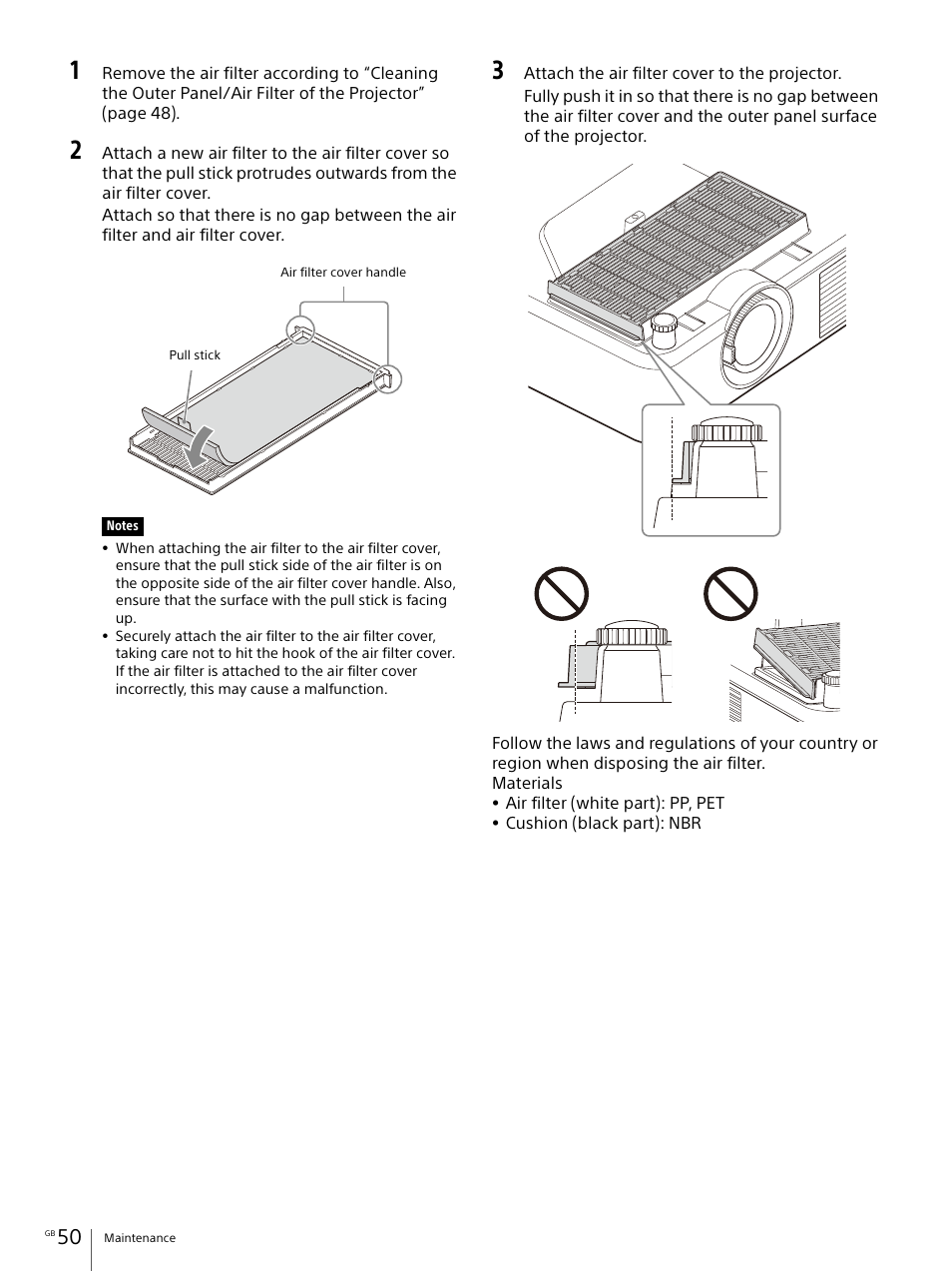 Sony Vario-Tessar T* E 16-70mm f/4 ZA OSS Lens User Manual | Page 50 / 155