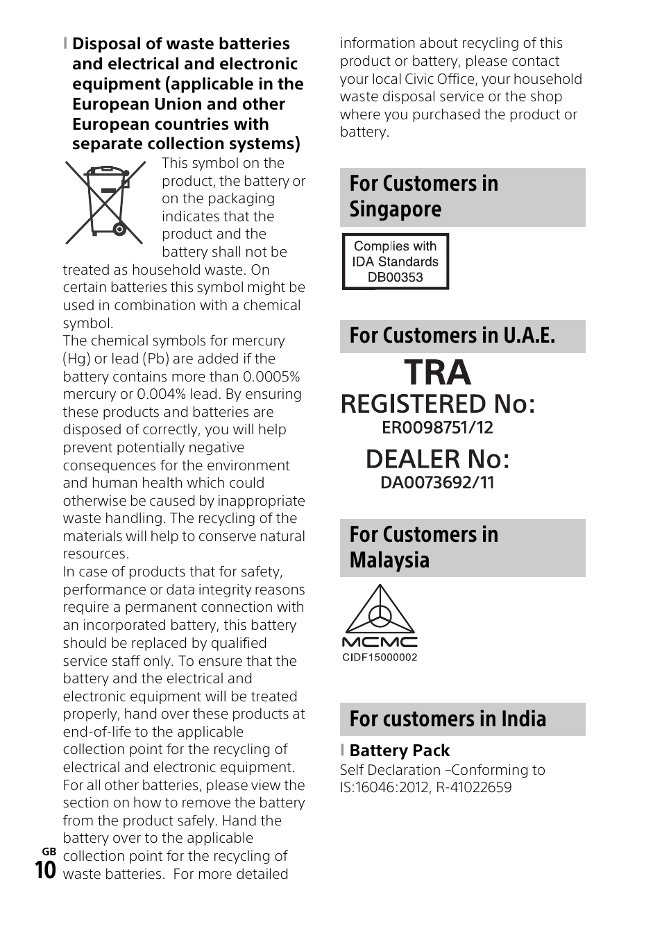 Sony RM1BP Remote Commander User Manual | Page 10 / 60