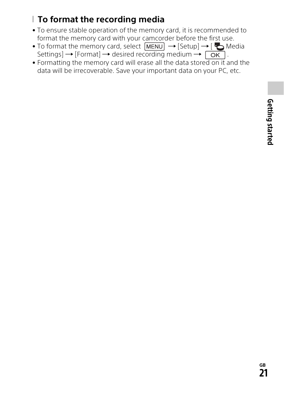 Sony RM1BP Remote Commander User Manual | Page 21 / 60