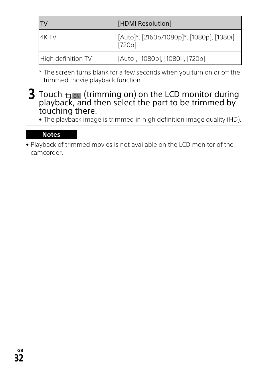 Sony RM1BP Remote Commander User Manual | Page 32 / 60