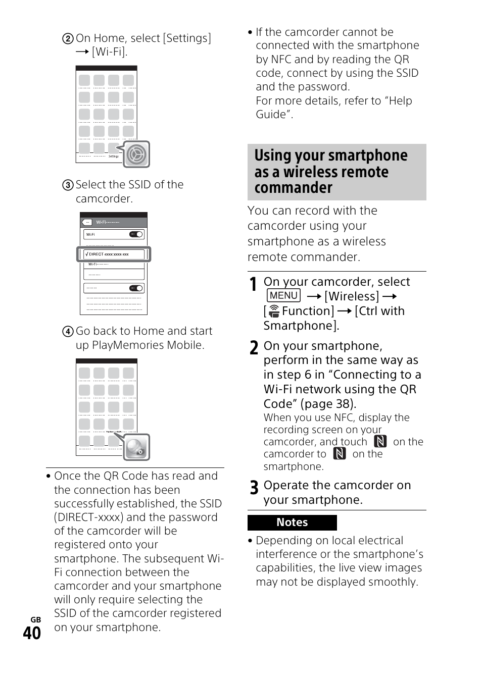 Sony RM1BP Remote Commander User Manual | Page 40 / 60